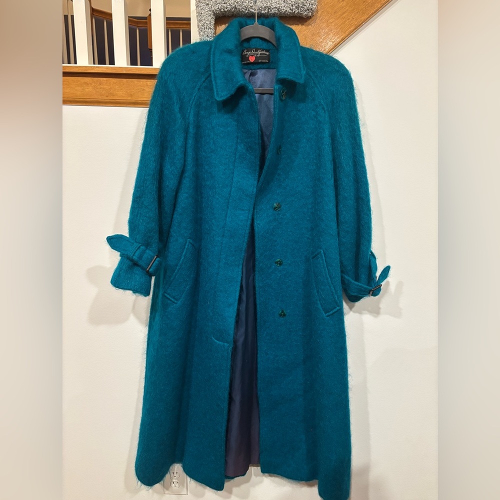 Vintage George David Fashions Mohair Coat